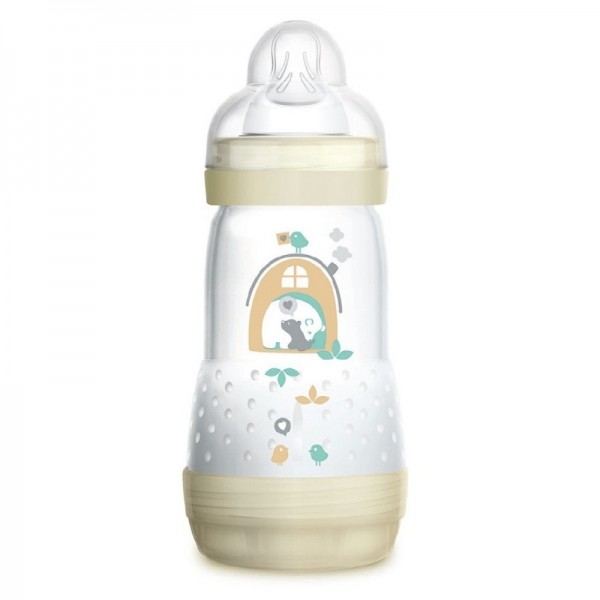 MAM BIBERON 2M BPA EASY START ANTICOLICO 260 ML MARFIL