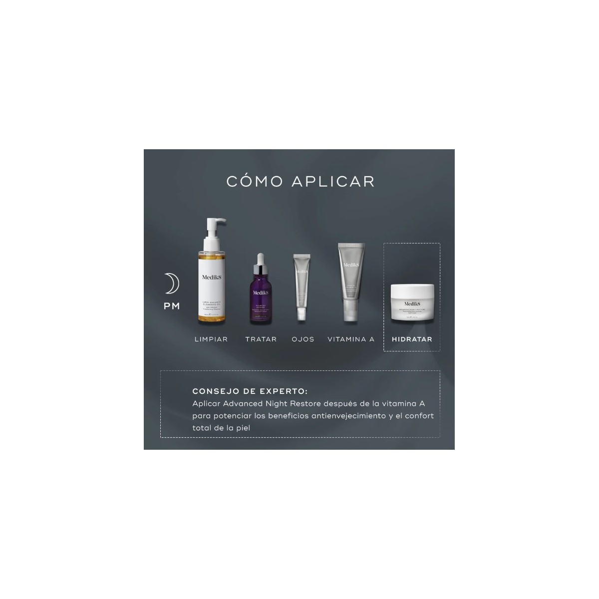 MEDIK8 ADVANCED NIGHT RESTORE CREMA 50 ML
