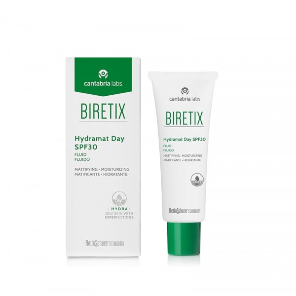 BIRETIX HYDRAMAT DAY SPF 30 FLUIDO MATIFICANTE HIDRATANTE  1 ENVASE 50 ML