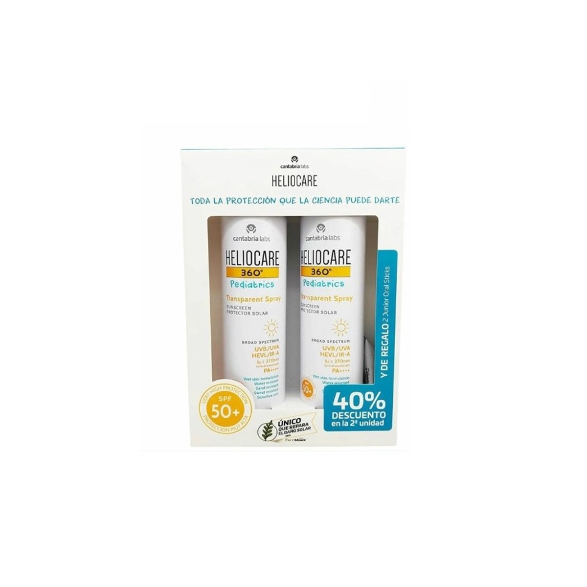 HELIOCARE 360º PACK DUPLO TRANSPARENT SPRAY...