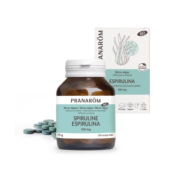 PRANAROM ESPIRULINA 150 COMPRIMIDOS
