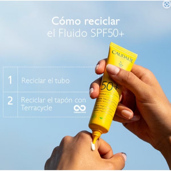 CAUDALIE VINOSUN 50+ OCEAN PROTECT FLUIDO 40 ML