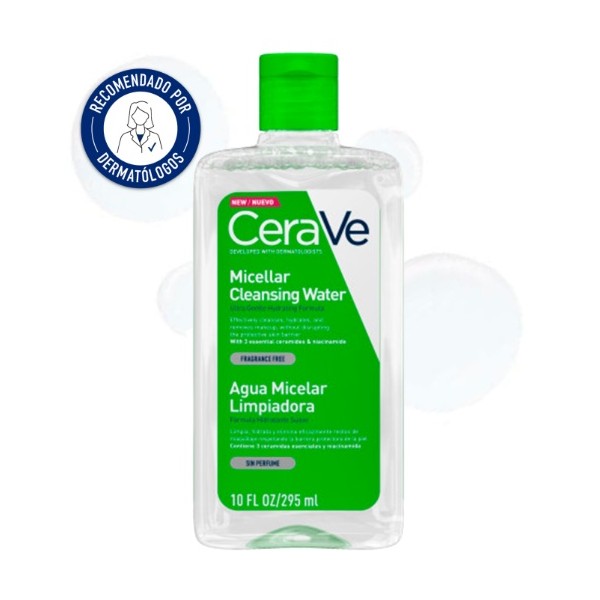 CERAVE AGUA MICELAR LIMPIADORA  1 ENVASE 295 ML