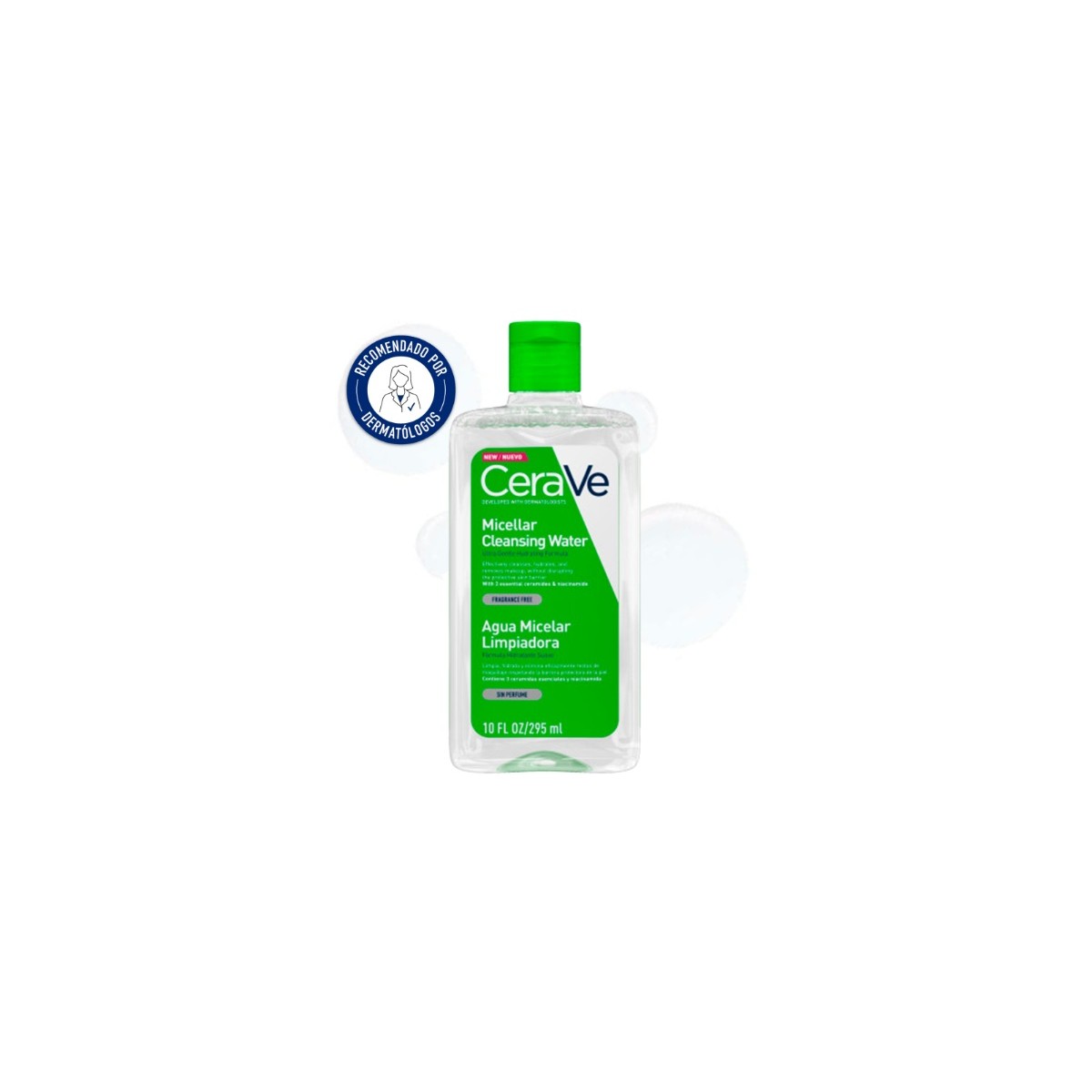 CERAVE AGUA MICELAR LIMPIADORA  1 ENVASE 295 ML
