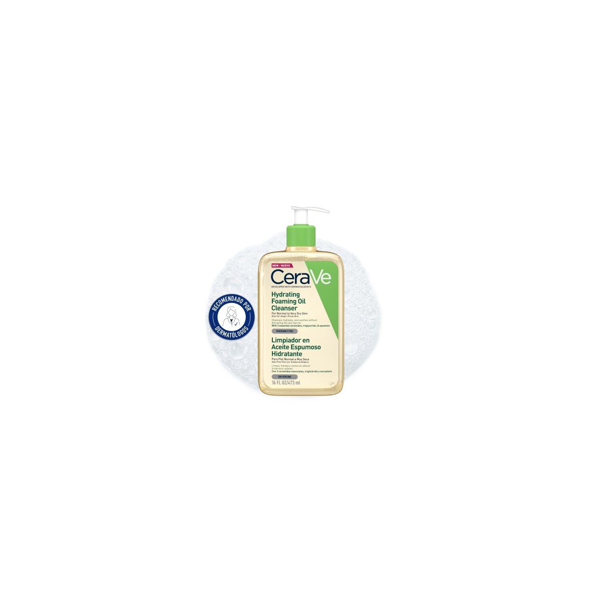 CERAVE LIMPIADOR ACEITE ESPUMOSO HIDRATANTE  1...