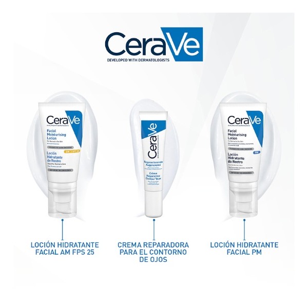 CERAVE LOCION HIDRATANTE DE ROSTRO PIEL NORMAL  1 ENVASE... 2