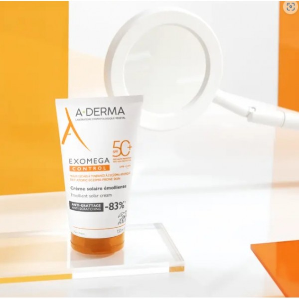 ADERMA EXOMEGA CONTROL CREMA SOLAR EMOLIENTE SPF 50+ 150 ML 2