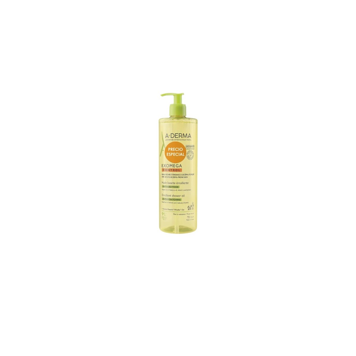 ADERMA EXOMEGA ACEITE 750ML PRECIO ESPECIAL