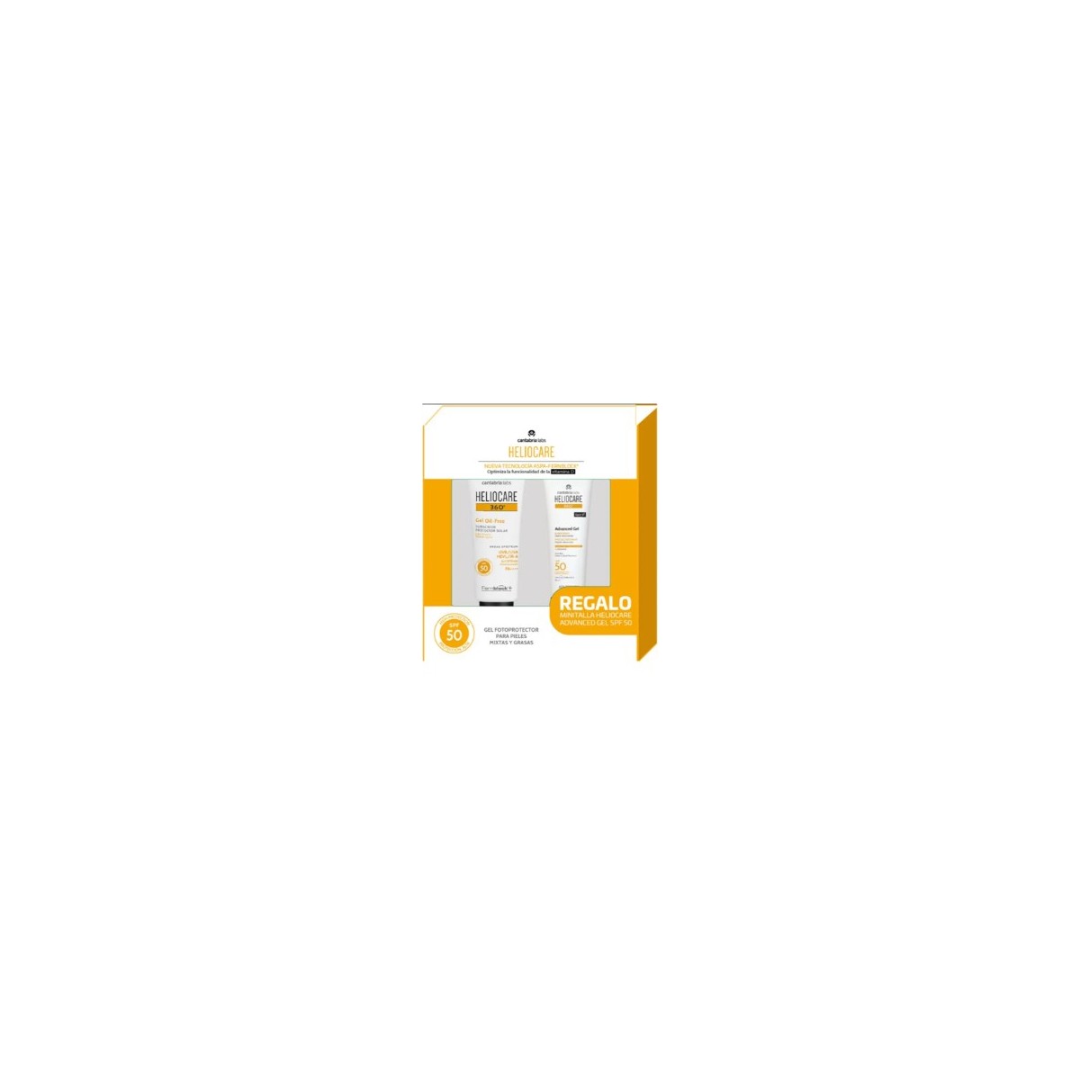 HELIOCARE GEL OIL FREE 50 ML + ADVANCED GEL REGALO