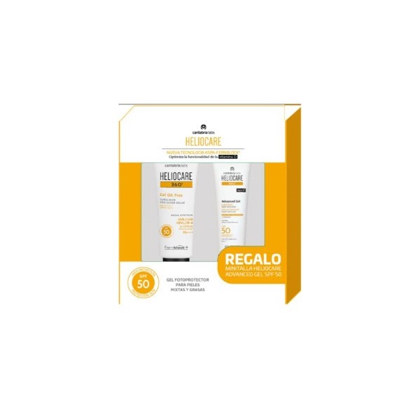 HELIOCARE GEL OIL FREE 50 ML + ADVANCED GEL REGALO