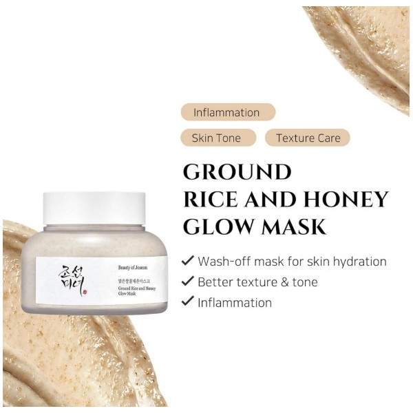 BEAUTY OF JOSEON GROUND RICE AND HONEY GLOW MASK 150 ML