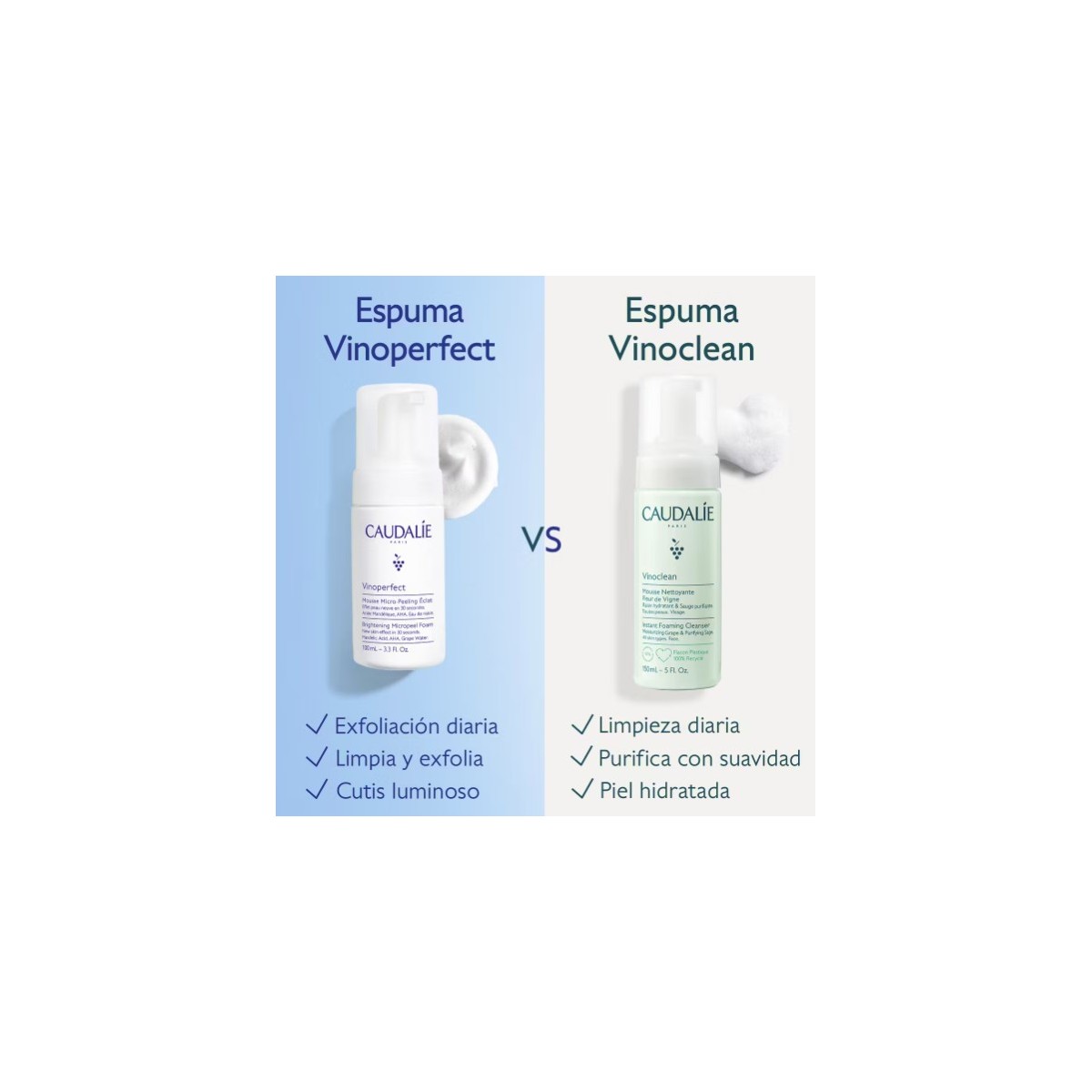 CAUDALIE VINOPERFECT MOUSSE MICRO-PEELING 100 ML