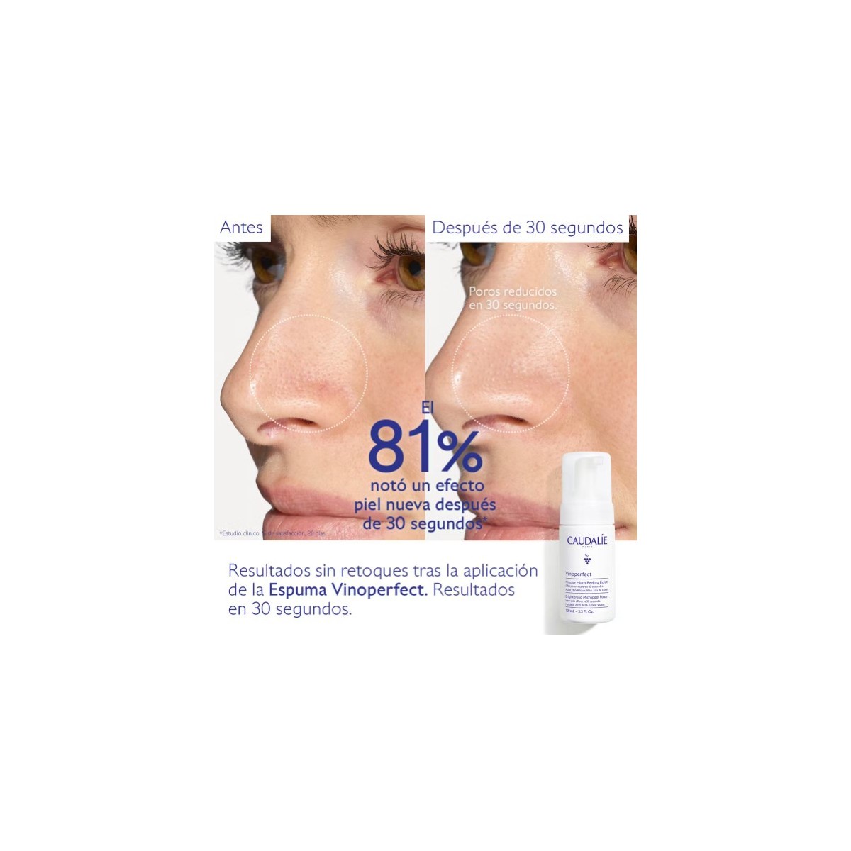 CAUDALIE VINOPERFECT MOUSSE MICRO-PEELING 100 ML
