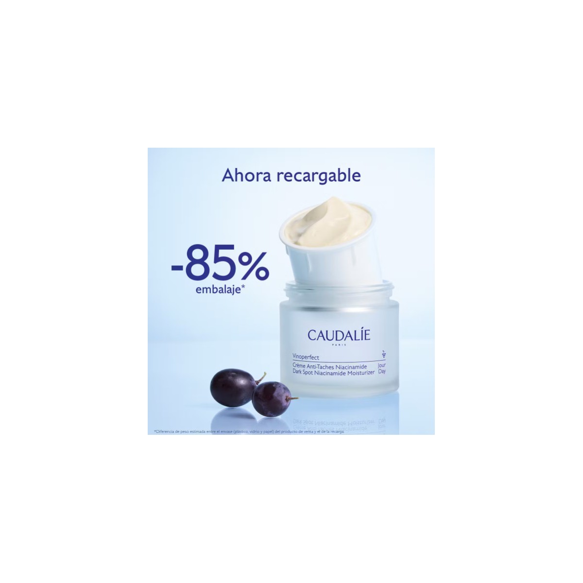 CAUDALIE VINOPERFECT RECARGA CREMA DIA 50 ML