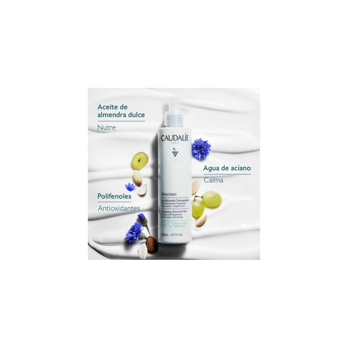 CAUDALIE VINOCLEAN LECHE DESMAQUILLANTE 400ML