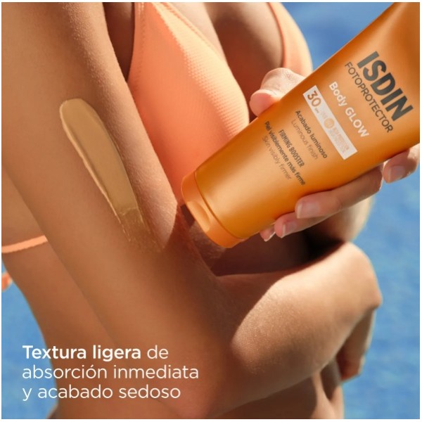 ISDIN FOTOPROTECTOR BODY GLOW  30SPF 200ML 2