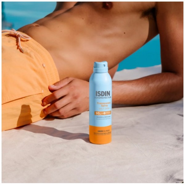 ISDIN FOTOPROTECTOR SPF-50 SPRAY TRANSPARENT WET SKIN  250 ML