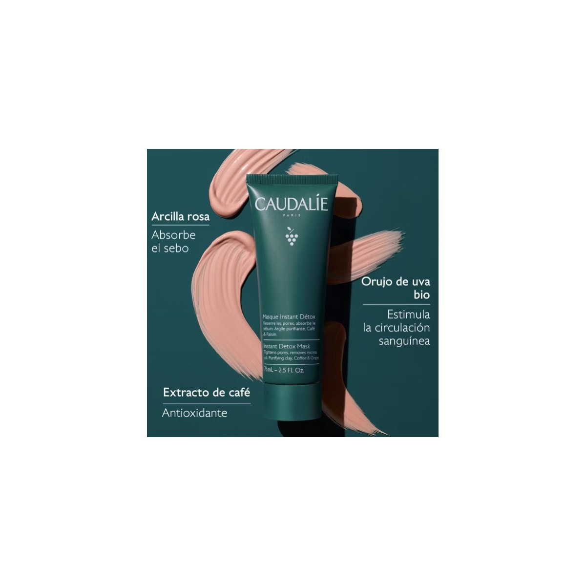 Caudalie Mascarilla Detox 75 ml