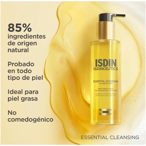 ISDINCEUTICS COFRE DE LIMPIEZA ESSENTIAL CLEANSING 200ML + MINI TALLAS