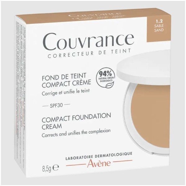 AVENE COUVRANCE CREMA DE ROSTRO COMPACTA SPF 30 SABLE SAND 8,5 G