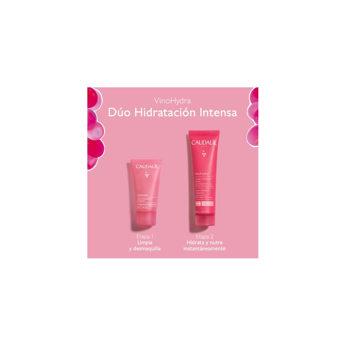CAUDALIE COFRE VINOHYDRA INTENSE + MINI GEL...