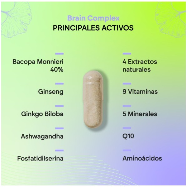 NUTRALIE BRAIN COMPLEX  60 CAPSULAS