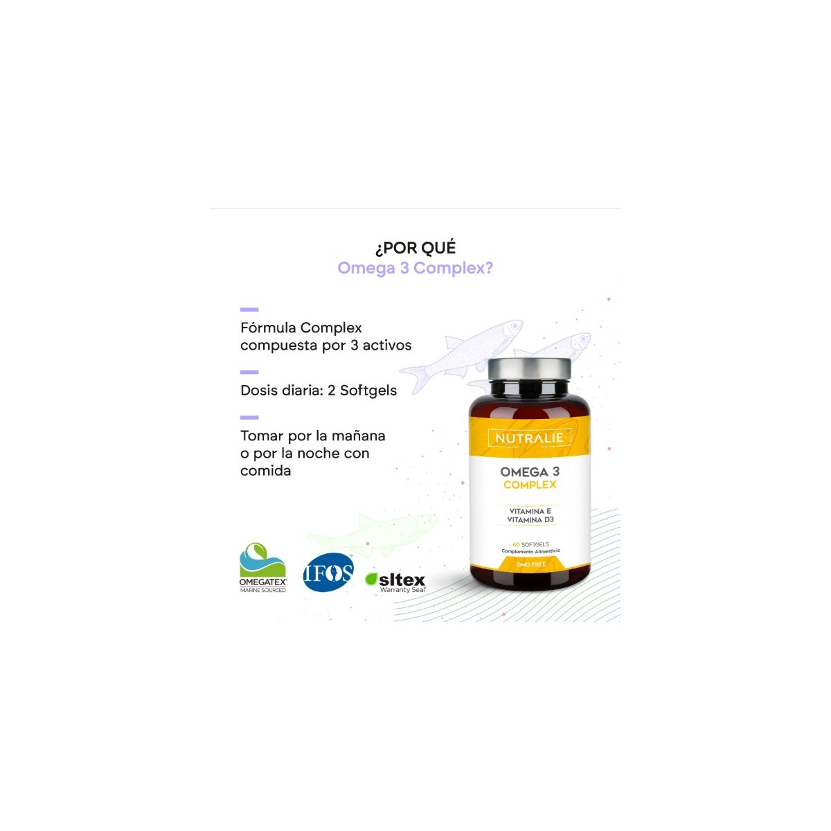 NUTRALIE OMEGA 3  60 CAPSULAS