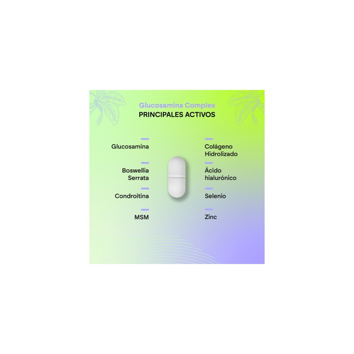 NUTRALIE GLUCOSAMINE COMPLEX  120 CAPSULAS