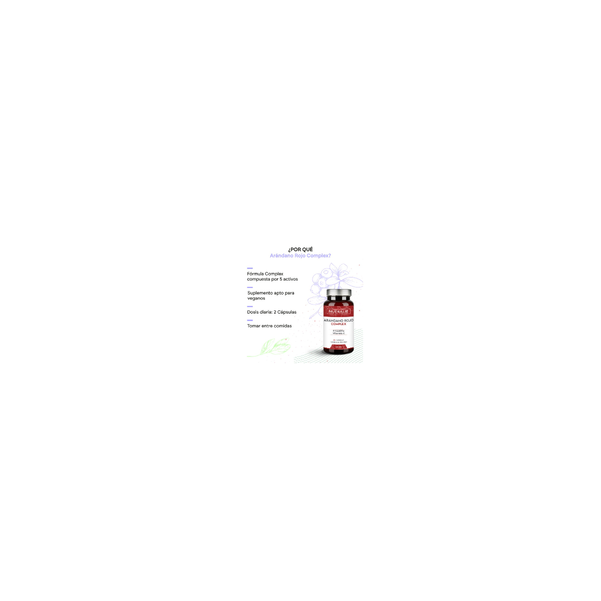 NUTRALIE CRANBERRY COMPLEX  60 CAPSULAS