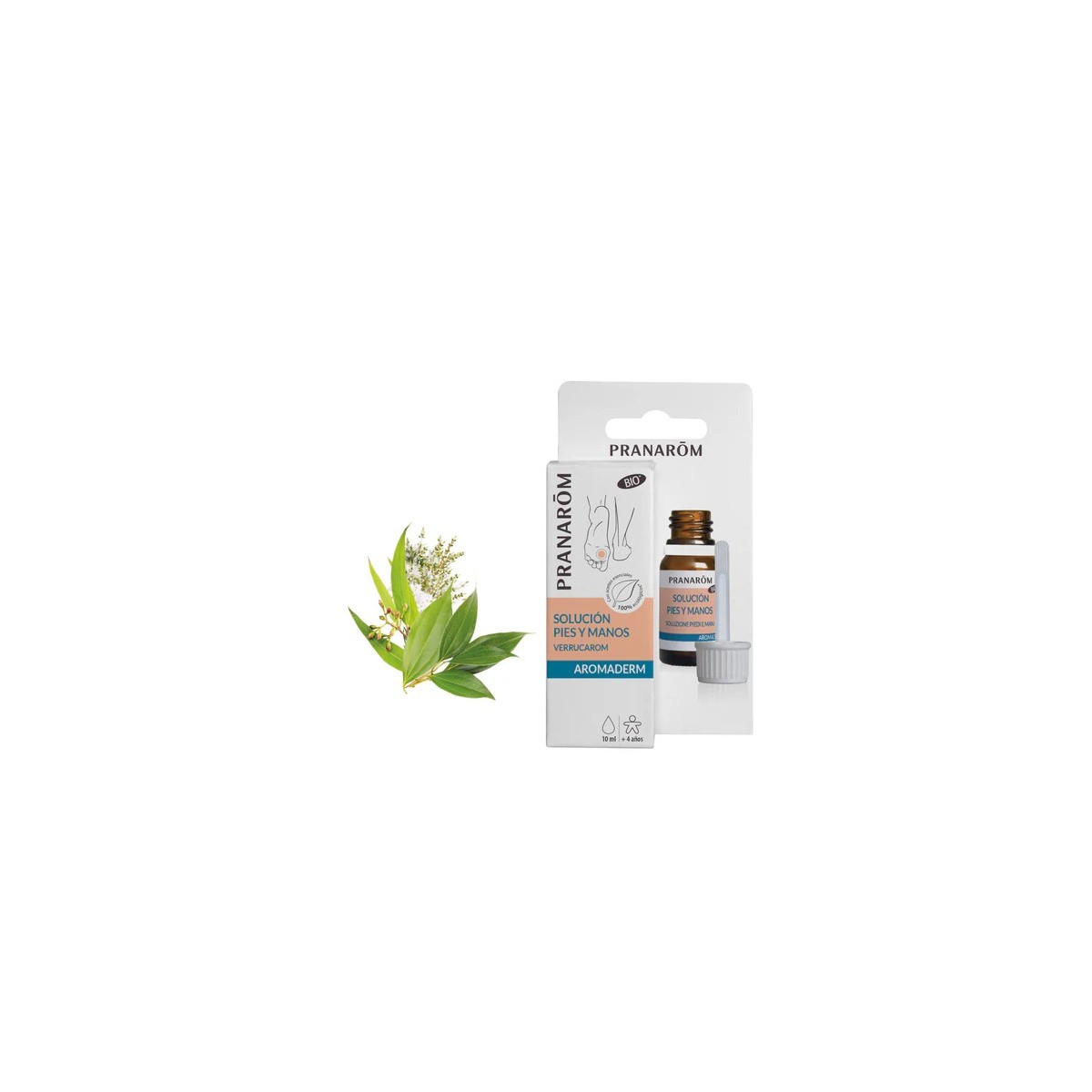 PRANAROM LOCION PIES Y MANOS ANTIVERRUGAS 10 ML