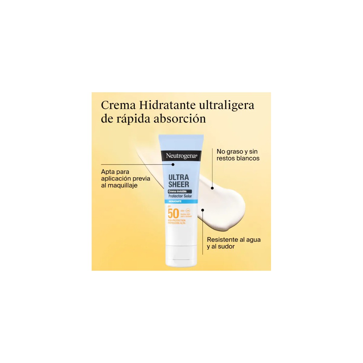 NEUTROGENA CREMA INVISIBLE SPF50 50ML