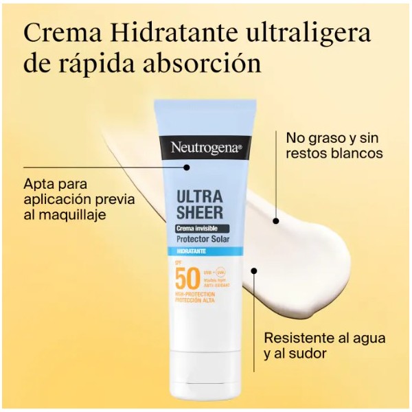 NEUTROGENA CREMA INVISIBLE SPF50 50ML