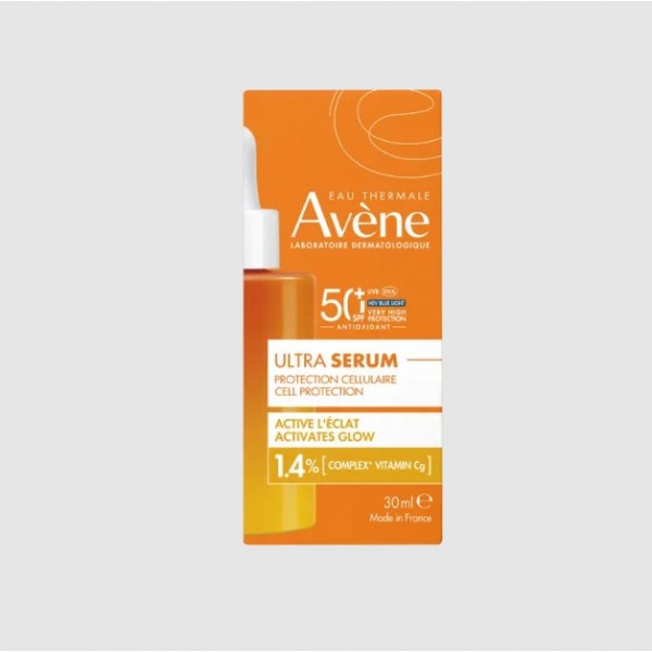 AVENE ULTRA SERUM SPF 50+ PROTECCION CELULAR ACTIVA LA LUMINOSIDAD 30 ML