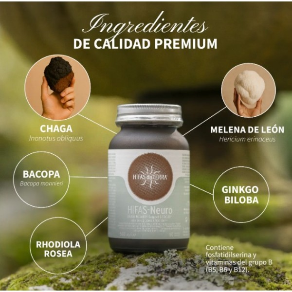 HIFAS DA TERRA  HIFAS- NEURO 60CAPS