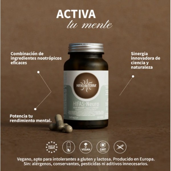 HIFAS DA TERRA  HIFAS- NEURO 60CAPS