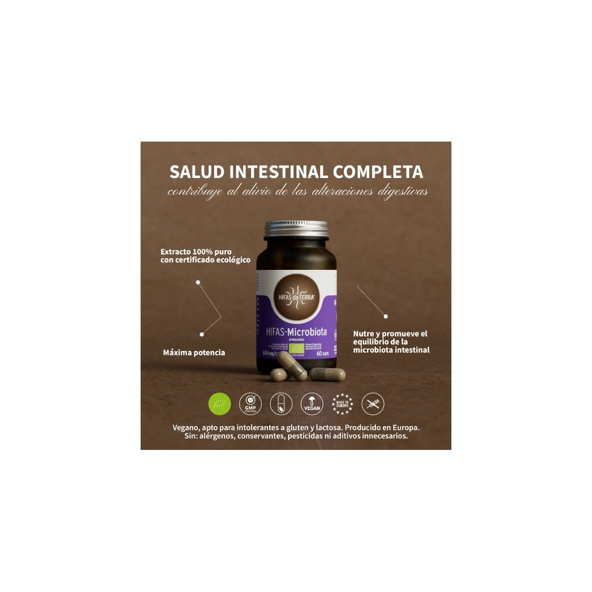 HIFAS MICROBIOTA  60 CAPSULAS