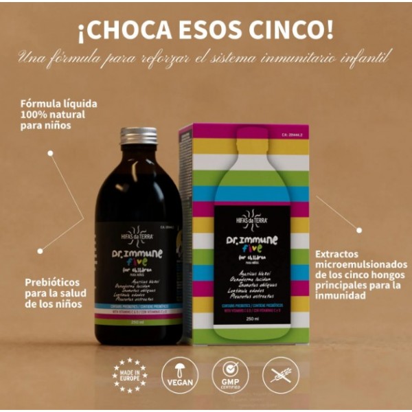 DR IMMUNE FIVE  1 BOTE VIDRIO 250 ML