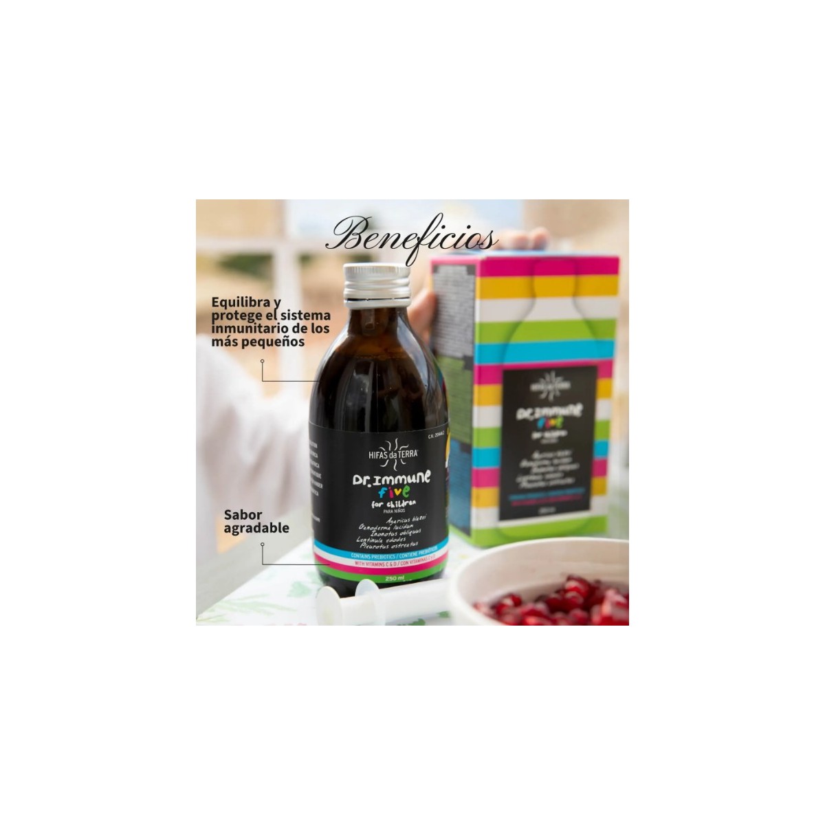 DR IMMUNE FIVE  1 BOTE VIDRIO 250 ML