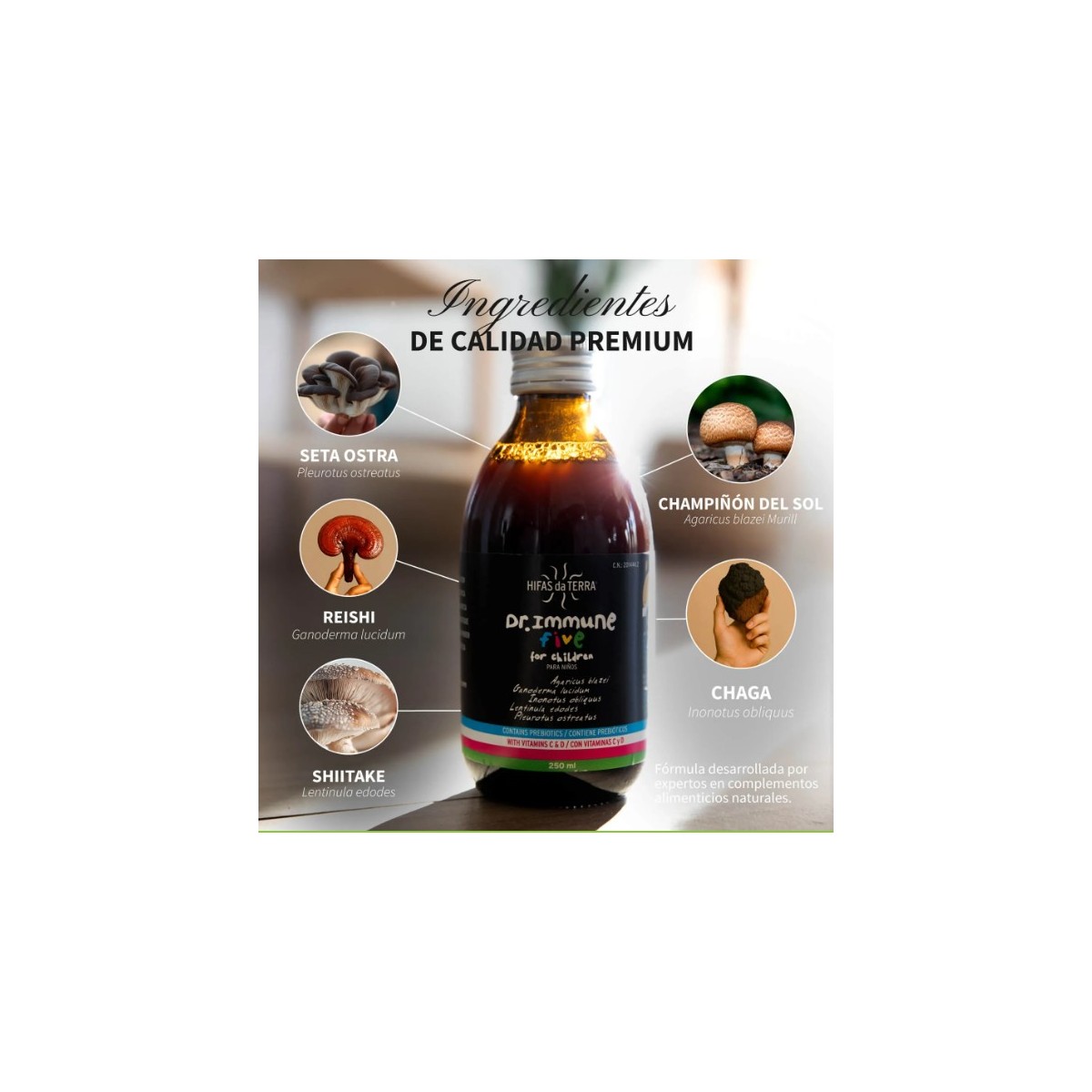 DR IMMUNE FIVE  1 BOTE VIDRIO 250 ML