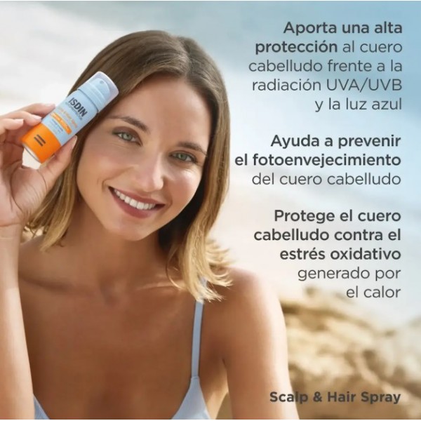 ISDIN FOTOPROTECTOR SCALP AND HAIR SPRAY  1 ENVASE 50 ML