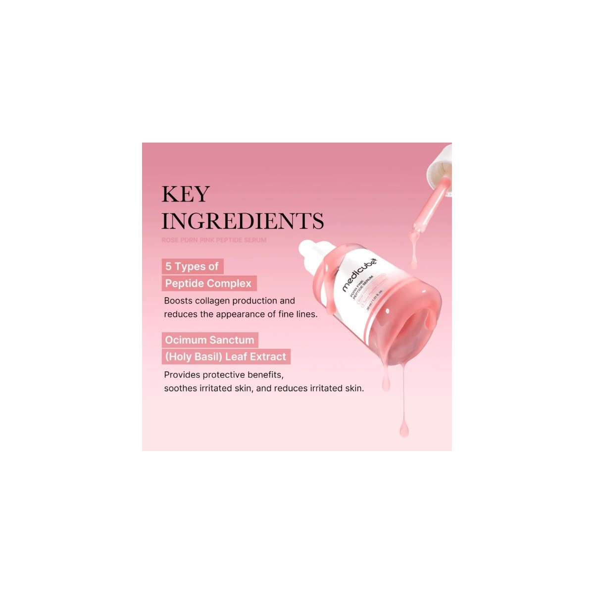 MEDICUBE PDRN PINK PEPTIDE SERUM 30 ML