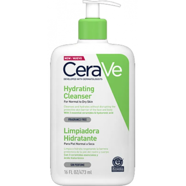 CERAVE RUTINA PIEL SECA HYDRATING CLEANSER + LOCION HIDRATANTE