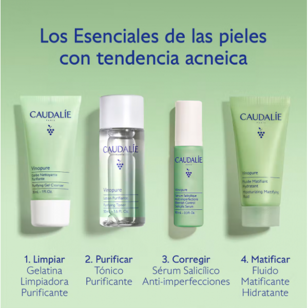 CAUDALIE VINOPURE RUTINA EN 4 ETAPAS 2