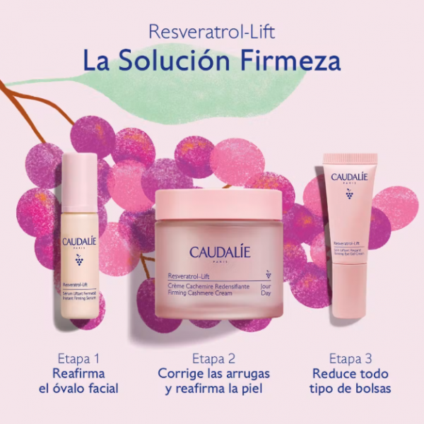 CAUDALIE RESVERATROL DIA 50 ML + MINI SERUM REGALO + MINI CONTORNO REGALO